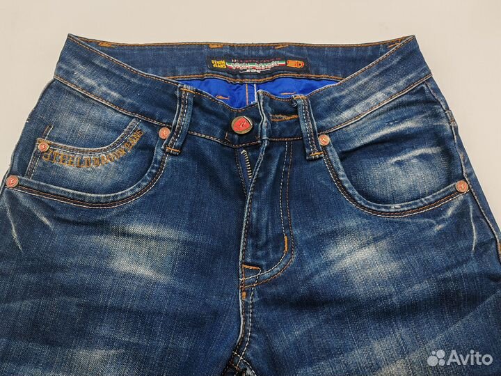 Стильные джинсы steel dragon w27 L 33/5 оригинал