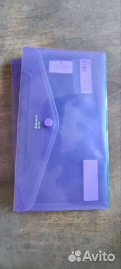 Папка, Конверт пластиковый, пвх