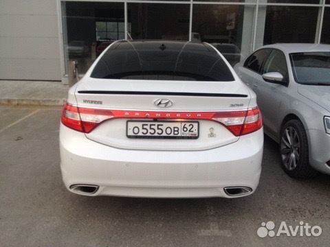 Лип спойлер Hyundai Grandeur 5