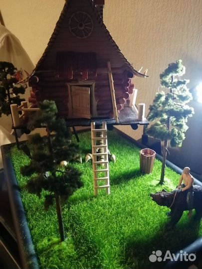 Диорама с подсветкой 1 35