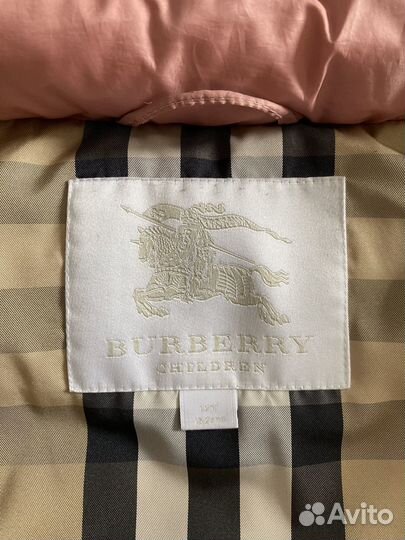 Пуховик burberry 152