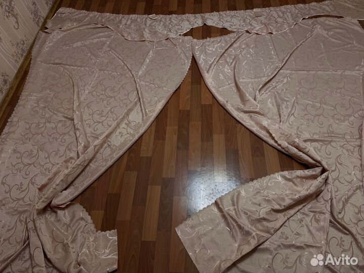 Шторы для окна 240 на 300 тюль 500см