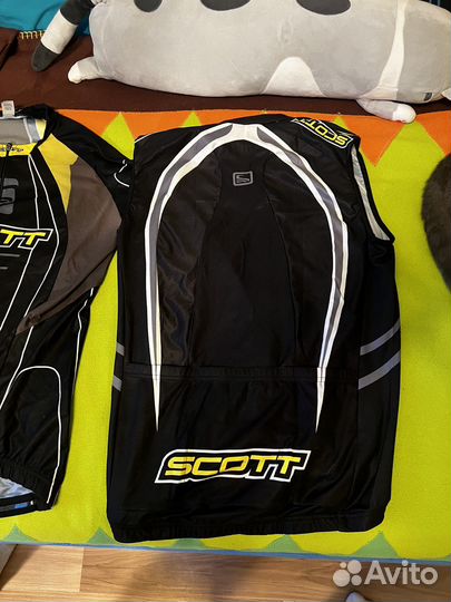 Велофутболка scott с жилеткой комплект