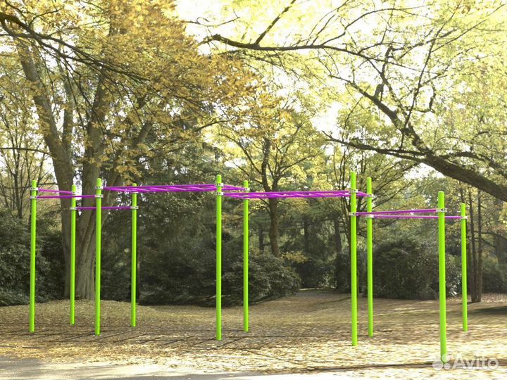 Комплекс для занятий Воркаут Pioner A16909