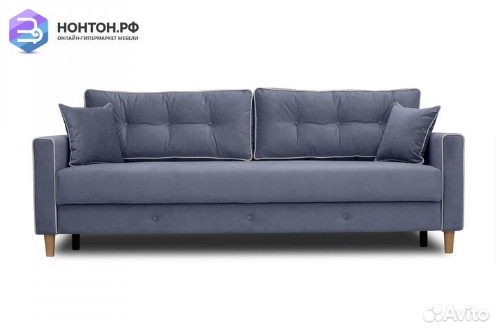 Диван тик-так Айрин светло-синий