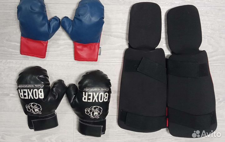 Перчатки, щиты для бокса