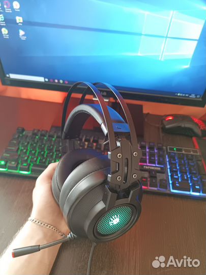 Игровые наушники с микрофоном