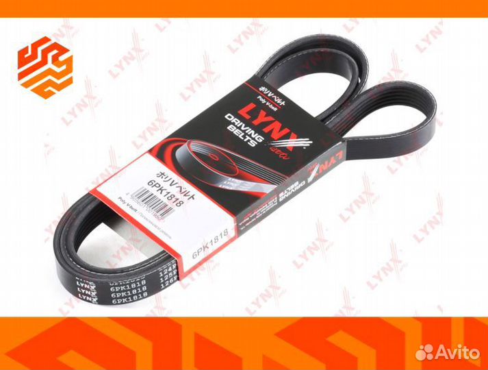 Ремень поликлиновый lynxauto 6PK1818