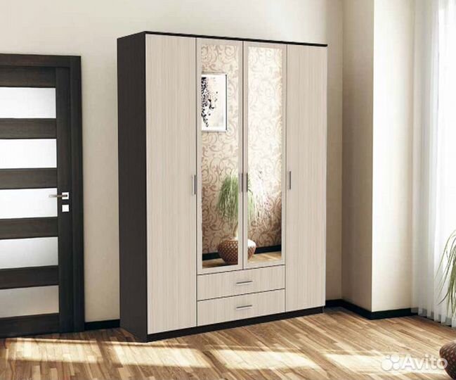 Шкаф распашной Квадро