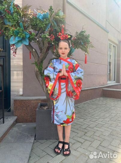 Японка Китаянка №1 азиатский костюм+головной убор