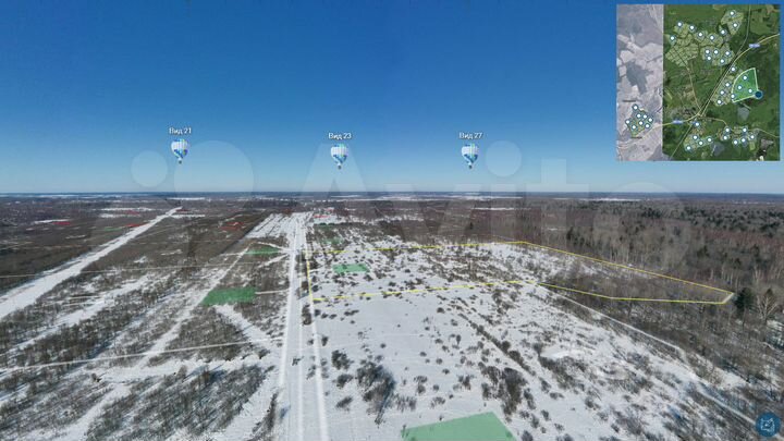 Участок 6,36 га (СНТ, ДНП)