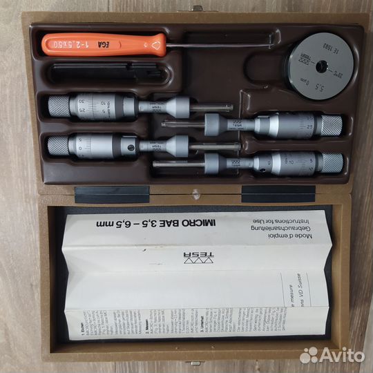 Нутромер Tesa imicro bae 3,5-6,5mm