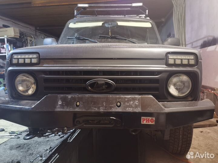 Силовой бампер риф niva 2121