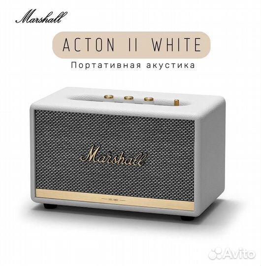 Колонка Marshall Acton 2 белая