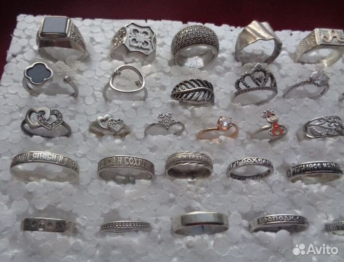 Кольца серебро 925 пробы