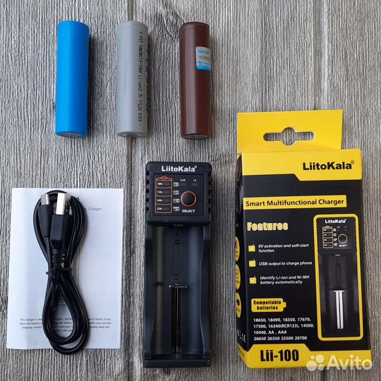 Зарядное устройство Liitokala lii-100B USB