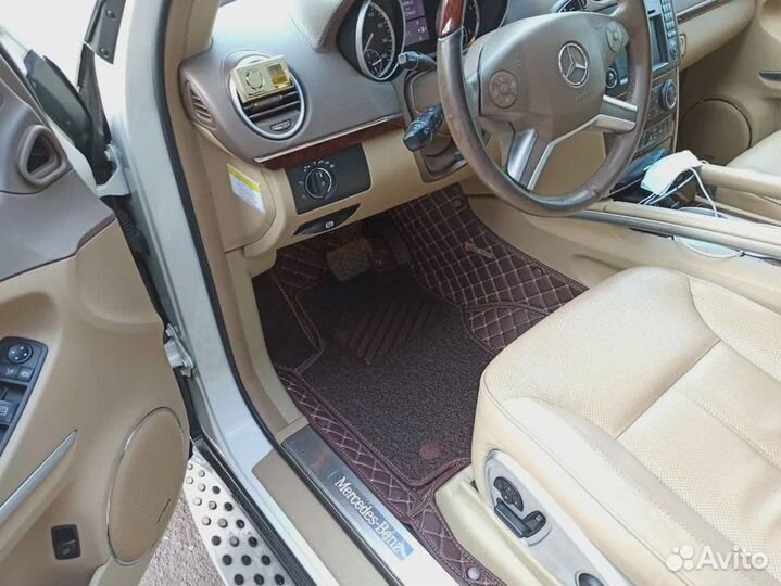 3д коврики из экокожи в салон авто с бортами