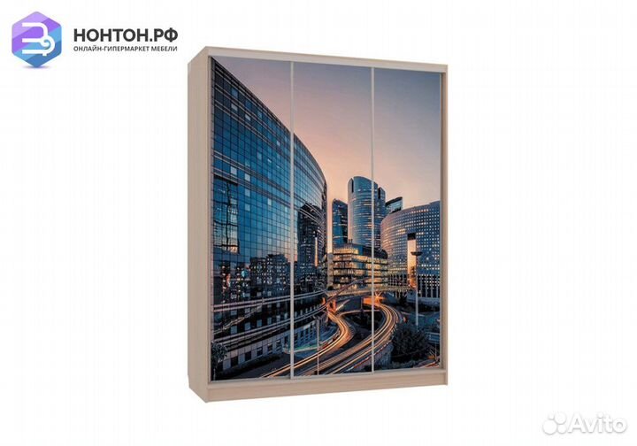 Шкаф-купе Бассо 7-600 79 дуб млечный