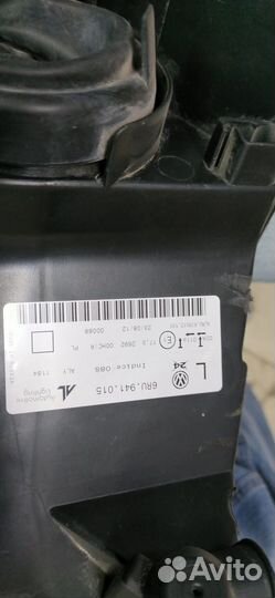 Фара левая volkswagen polo седан