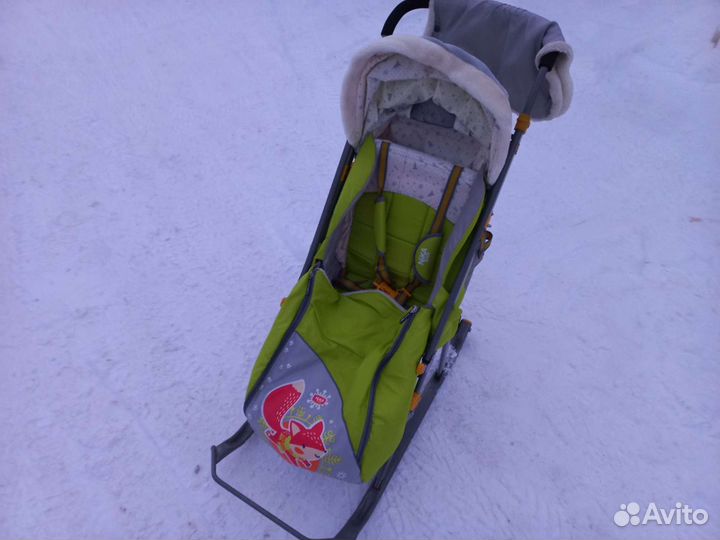 Детские санки коляска ника