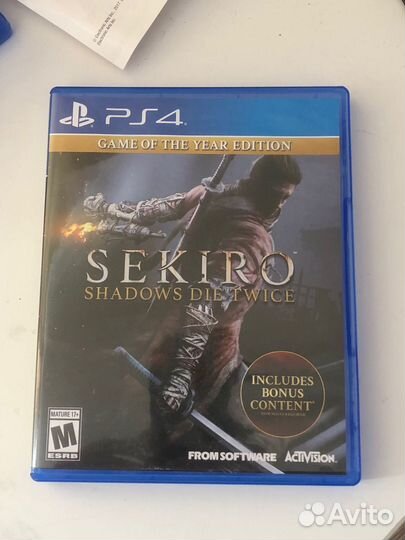 Sekiro shadows die twice ps4