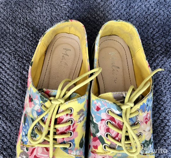 Туфли женские текстиль, одним лотом