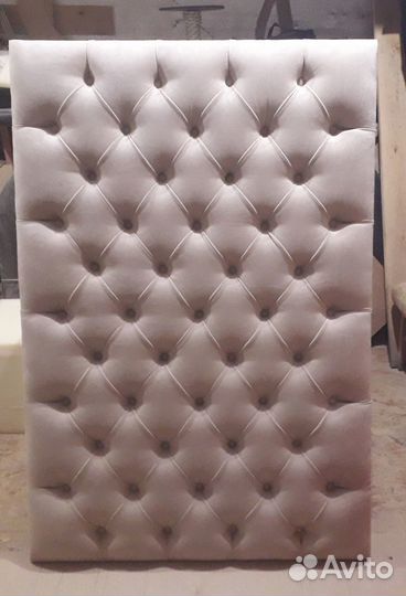 Мягкая панель в каретной стяжке