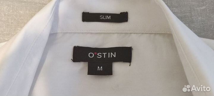 Белая рубашка Ostin -;48 (М)