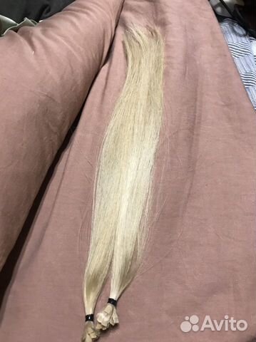 Волосы блонд 50 шт объявление продам