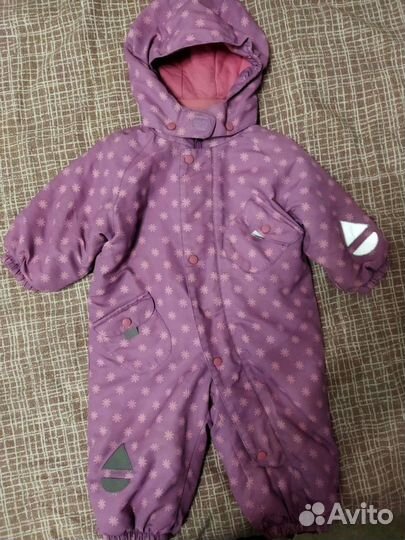 Комбинезон демисезонный для девочки 74