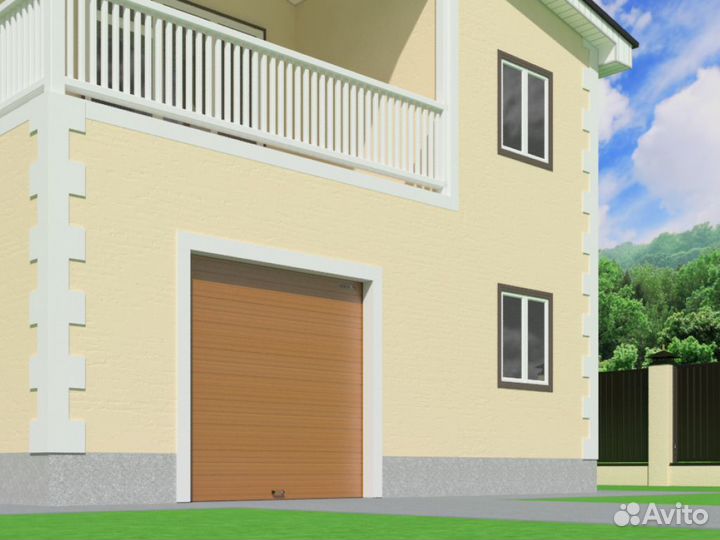 Автоматические гаражные секционные ворота