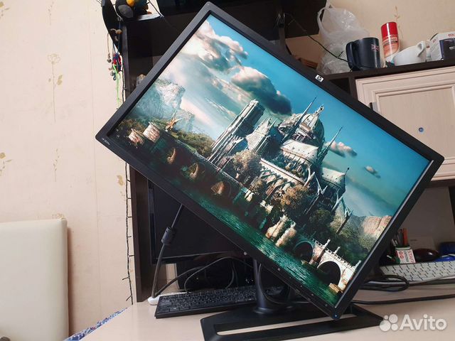 Монитор 24 дюйма.Hp zr24w,ips,поворотный купить в Санкт-Петербурге ...