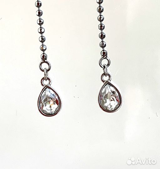 Длинные Серьги Трансформеры Swarovski Оригинал