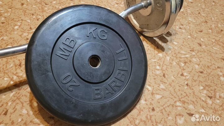 Блин для штанги 20 кг Barbell