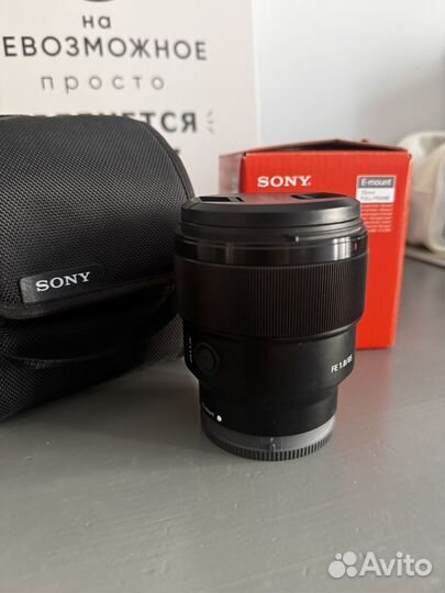 Объектив sony fe 85mm f 1.8