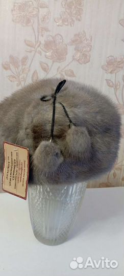 Шапка норковая женская