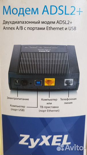 Модем zyxel adsl2+