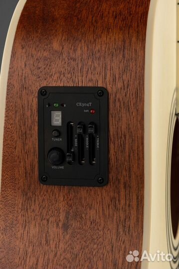 Электро-акустическая гитара, с чехлом. Parkwood