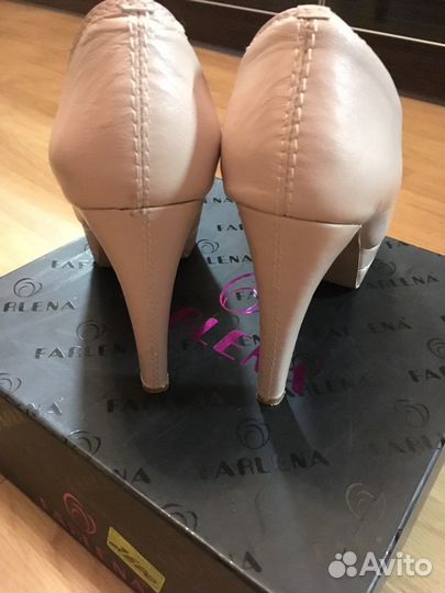 Туфли светло розовые