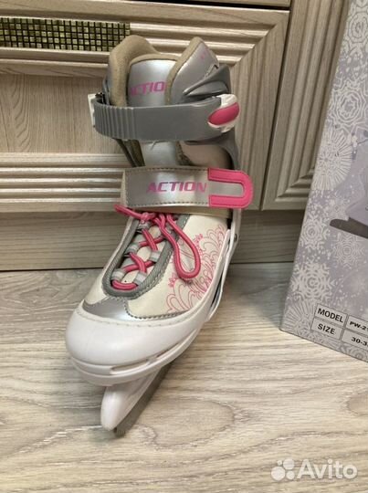 Коньки детские раздвижные 30-33 размер