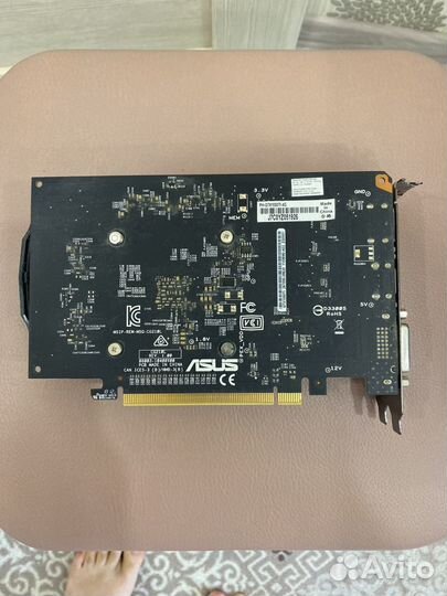 Видеокарта gtx 1050 ti 4gb asus