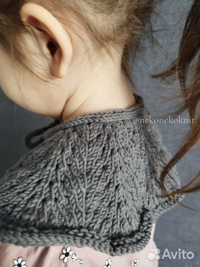 Накладной воротник ручной работы