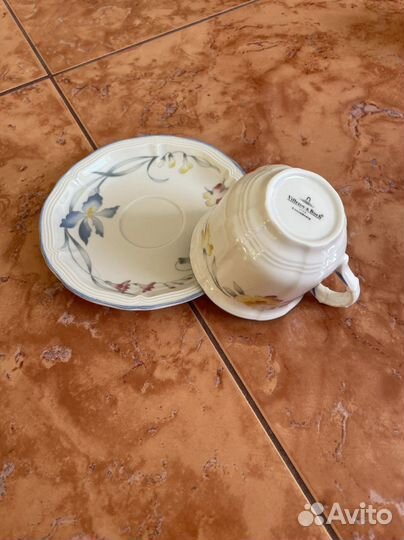 Villeroy&Boch Кофейный сервиз и большое блюдо