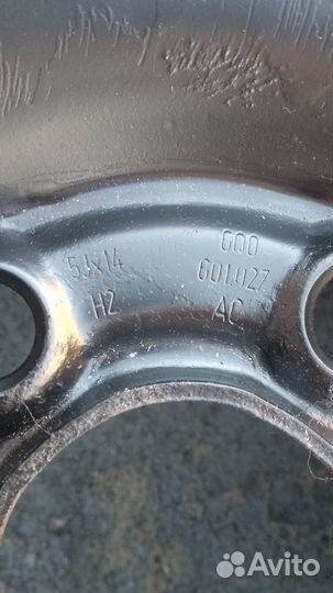 Оригинальные диски volkswagen 6Q0601027 R14 5*100