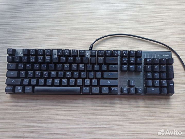Игровая механическая клавиатура Motospeed ck104