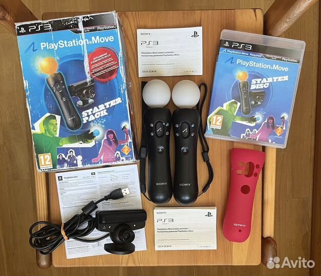 Набор ps3 move + камера + игры полный комплект