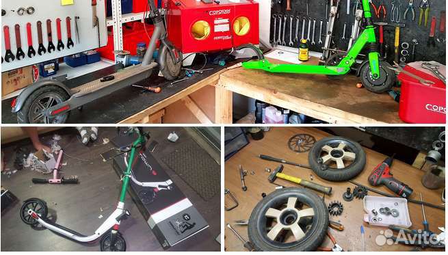 Ремонт самоката, электросамоката