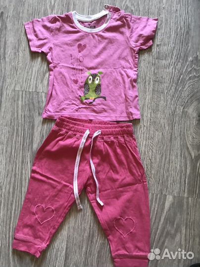 Футболка + штаны 68