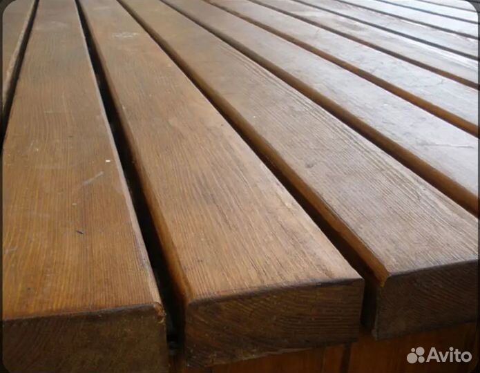 Лиственница - Гладкая доска (Палуба) 4 метра