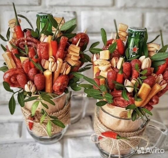 В наличии Мужской букет съедобный, подарок на 23